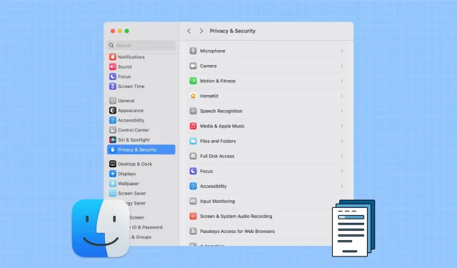 Comment empêcher des applications Mac spécifiques d’accéder à vos fichiers dans le Finder