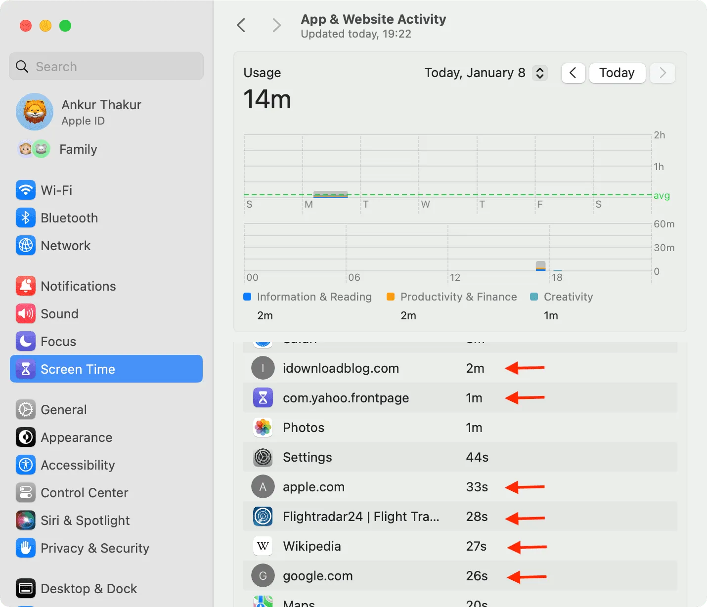 See websites visited by your child on your Mac See websites visited by your child on your Mac