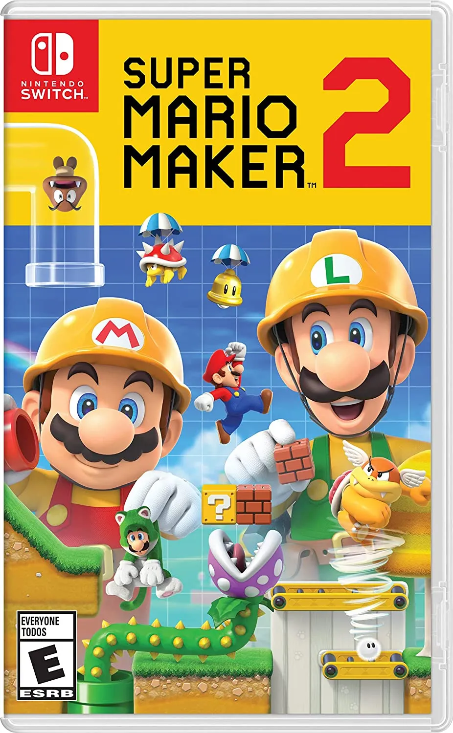 Ilustraciones de Super Mario Maker 2 para Nintendo Switch.