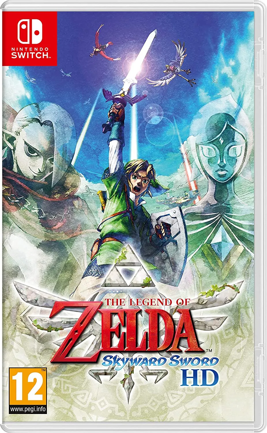 The Legend of Zelda: Skyward Sword omslagsbild.