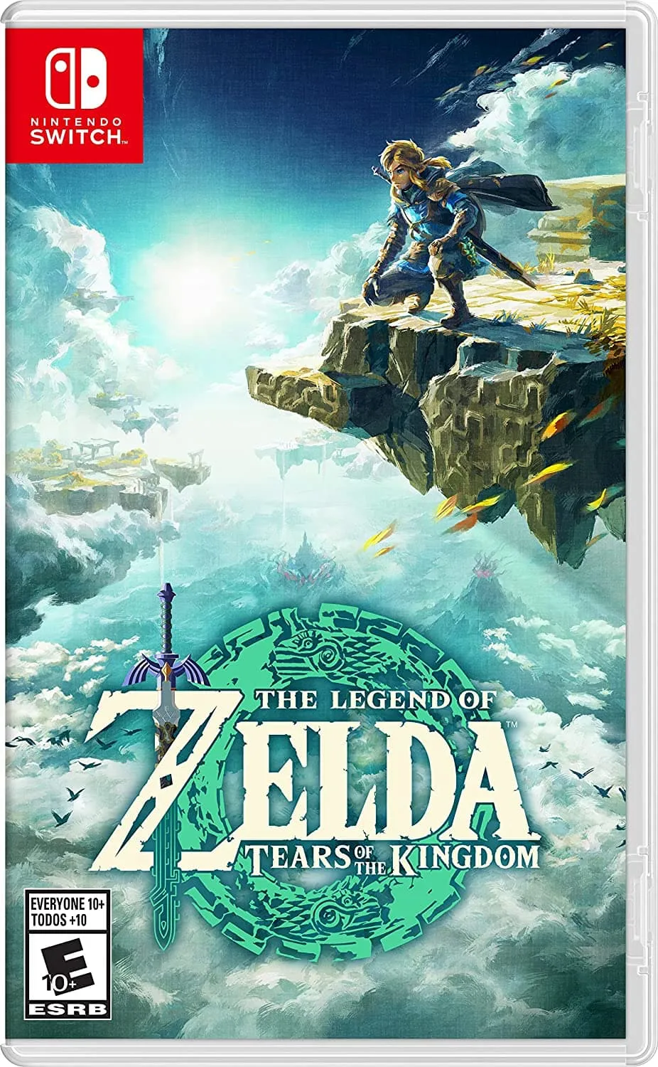 The Legend of Zelda: Tears of the Kingdom Nintendo Switch-konstverk.