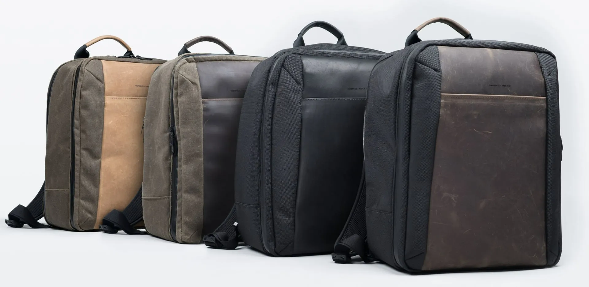 WaterField Designs Tech Folio Backpack color finishes WaterField Designs Tech Folio Backpack color finishes