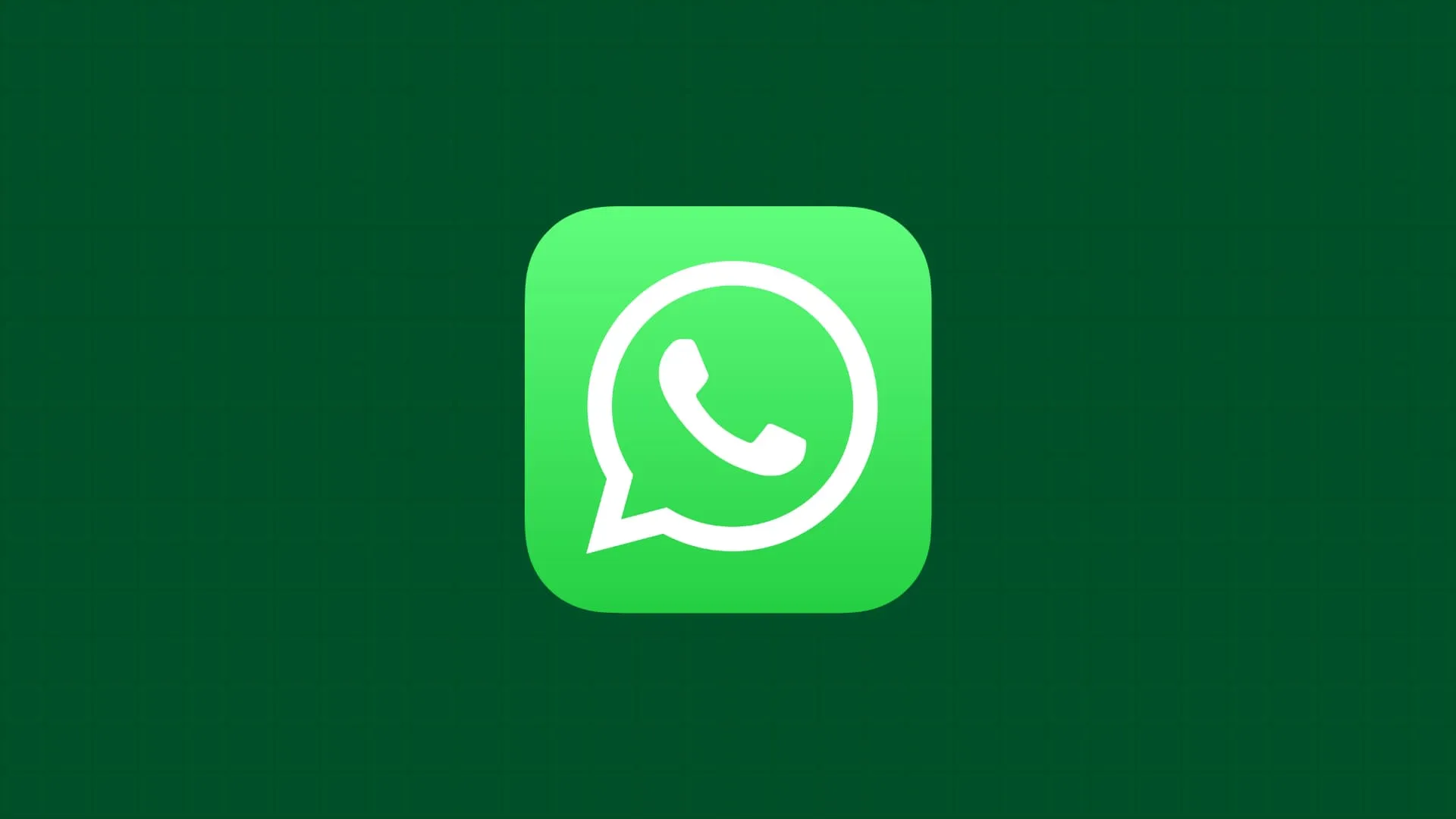 Icono de WhatsApp sobre un fondo verde