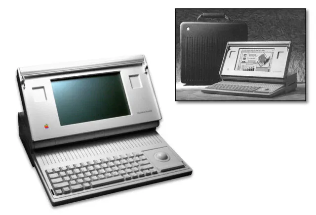 Le Macintosh Portable était le premier Mac portable alimenté par batterie d'Apple.