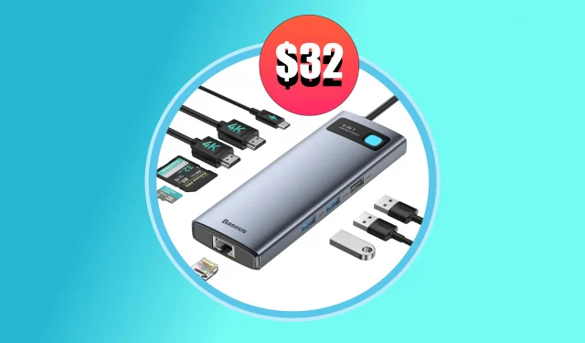 Tato dokovací stanice USB-C 9 v 1 je překvapivě výkonná za pouhých 32 dolarů