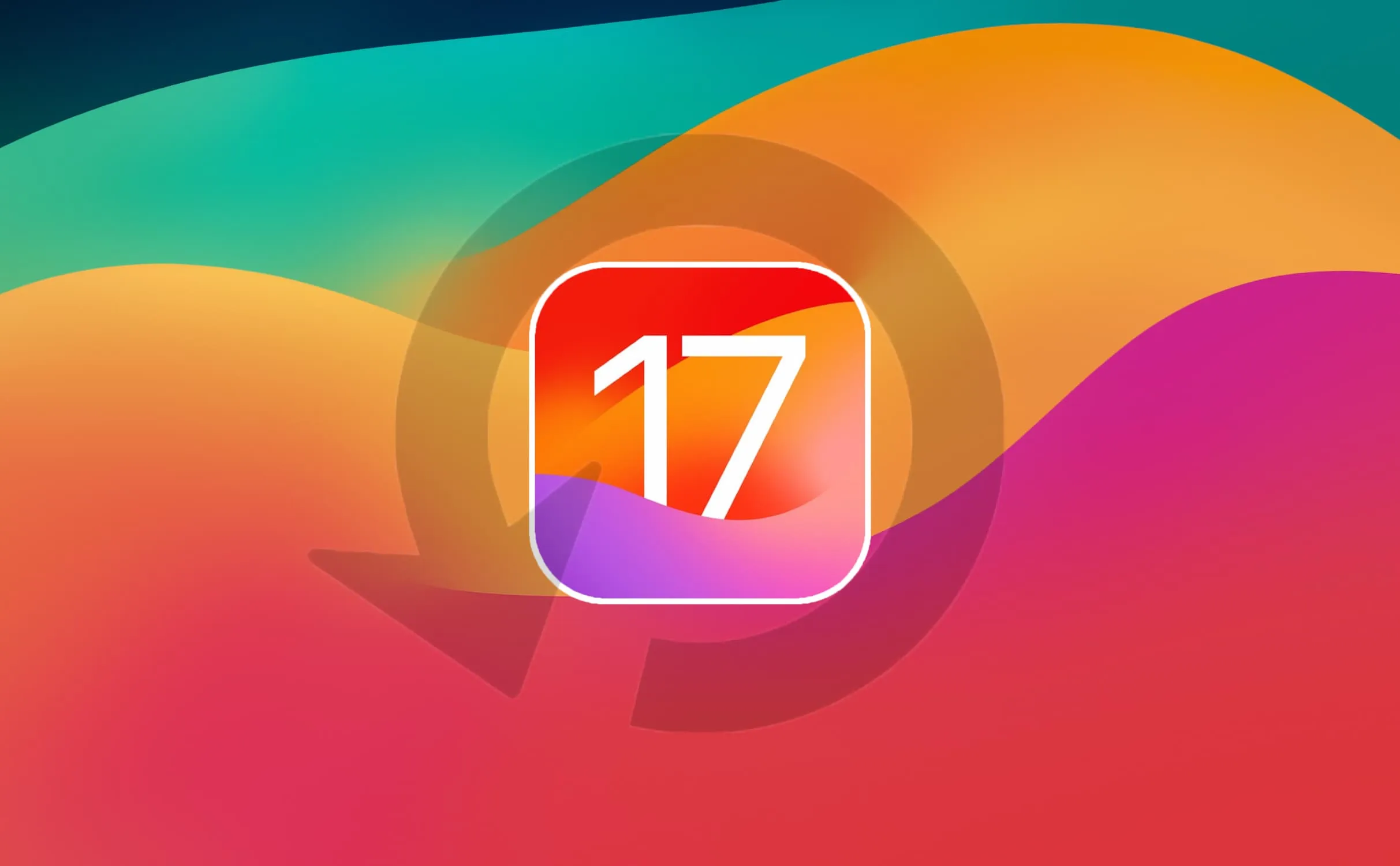 „iOS 17“ programinės aparatinės įrangos atnaujinimas.