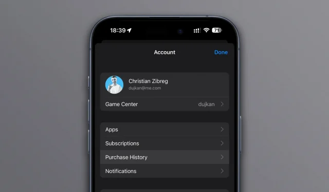 iOS 17.4 te permite acceder más rápido a tu historial de compras a través de la App Store