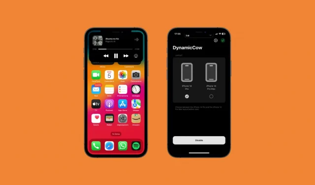 VisibleIsland en mineland jailbreak-tweaks helpen het Dynamic Island onder de notch te brengen op niet-ondersteunde apparaten