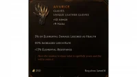How To Get The Avarice Gloves In Last Epoch