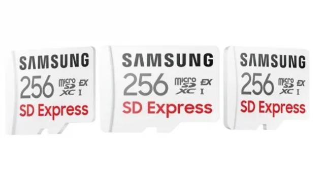 Las veloces tarjetas “SD Express” no han ido a ninguna parte durante años, pero Samsung podría cambiar eso