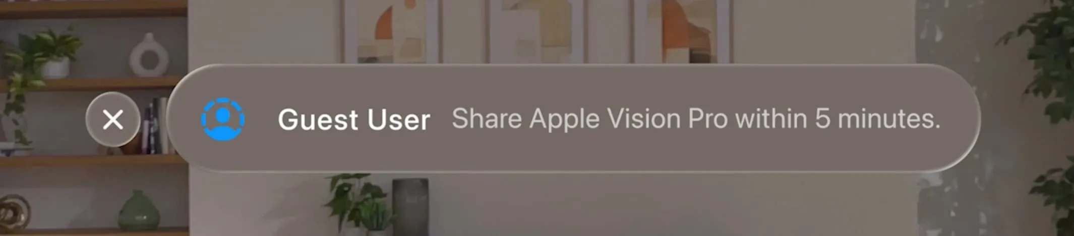 Udostępnij Apple Vision Pro użytkownikowi-gościowi w ciągu 5 minut