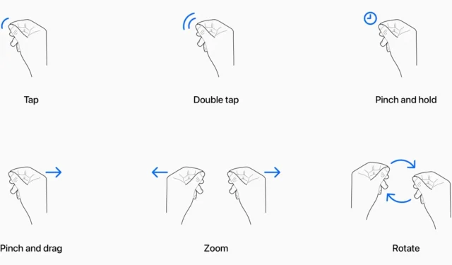 8 hand- en ooggebaren die u kunt gebruiken op Apple Vision Pro
