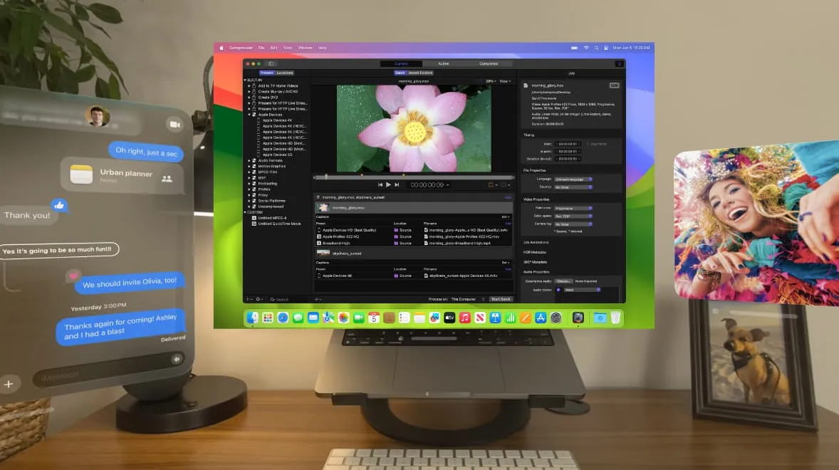 Mac en Vision Pro samen gebruiken