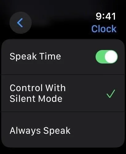 Obtenga la hora sin mirar usando las funciones ocultas de indicación de la hora del Apple Watch