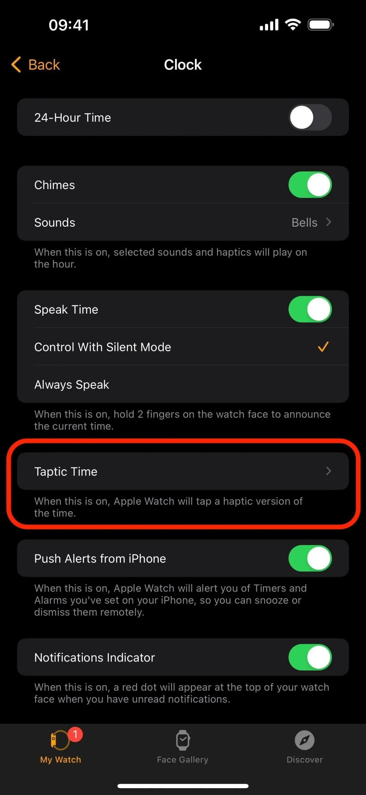 Obtenga la hora sin mirar usando las funciones ocultas de indicación de la hora del Apple Watch