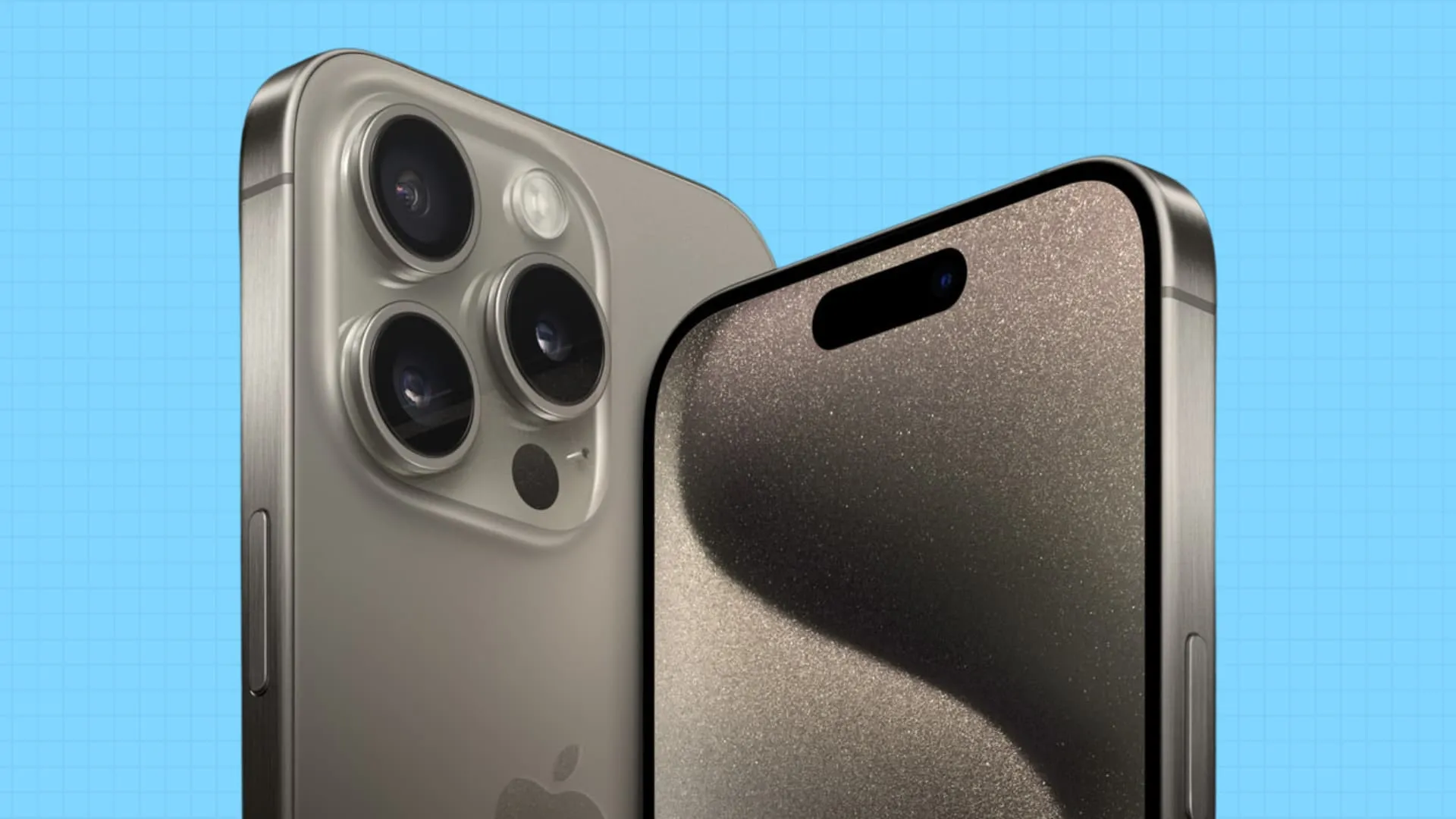 Image montrant les caméras avant et arrière de l'iPhone